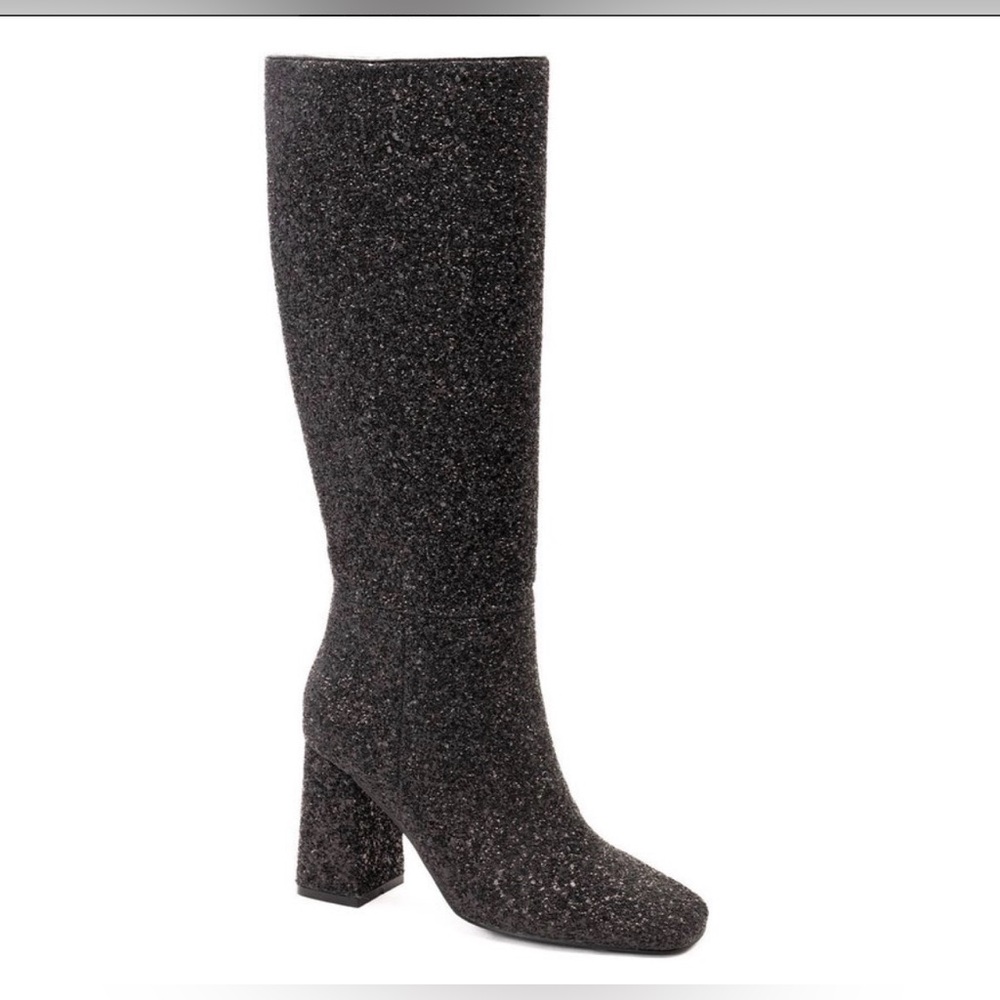 CORKYS YOLO BOOTS - BLACK GLITTER
Size 9